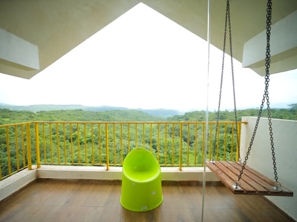 Garden seating area